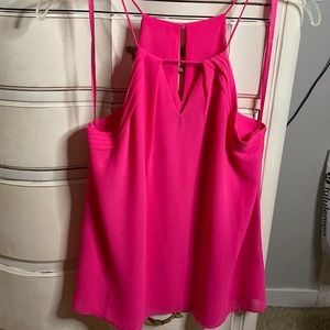 Hot pink tank top